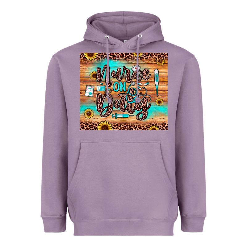 Nurse On Duty Heavyweight Hoodie by JahusDesignShop | Teevron