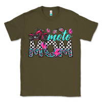 Army Green moto mom Classic Tee - texasbilliewilder