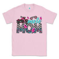 Bubblegum Pink moto mom Classic Tee - texasbilliewilder