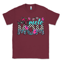 Burgundy moto mom Classic Tee - texasbilliewilder