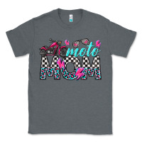 Charcoal Heather moto mom Classic Tee - texasbilliewilder