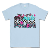 Dusty Blue moto mom Classic Tee - texasbilliewilder