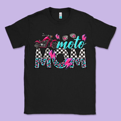 Moto Mom Classic Tee Designed By Texasbilliewilder
