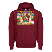 Burgundy nacho average teacher Zipper Hoodie - CTS Tumbler Store