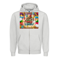Dove Grey nacho average teacher Zipper Hoodie - CTS Tumbler Store