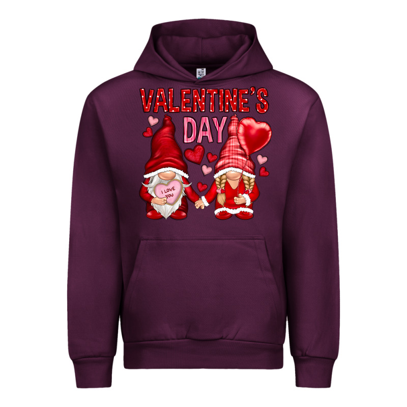 Valentines Day With Gnomies Urban Hoodie by NancyCooperArtShop | Teevron