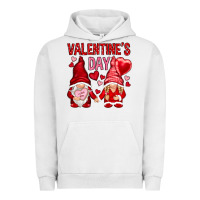 Pigment Lunar Rock valentines day with gnomies Urban Hoodie - NancyCooperArtShop