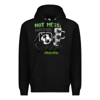 Black hot mess always stressed soccer mama stanley cup Premium Hoodie - MaliasSmallBusiness