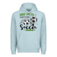 Blue Mist hot mess always stressed soccer mama stanley cup Premium Hoodie - MaliasSmallBusiness