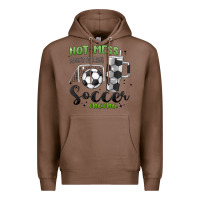 Chestnut hot mess always stressed soccer mama stanley cup Premium Hoodie - MaliasSmallBusiness