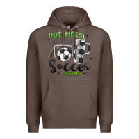 Coffee hot mess always stressed soccer mama stanley cup Premium Hoodie - MaliasSmallBusiness