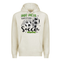 Oatmeal Heather hot mess always stressed soccer mama stanley cup Premium Hoodie - MaliasSmallBusiness