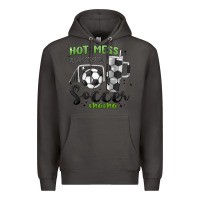 Smoke hot mess always stressed soccer mama stanley cup Premium Hoodie - MaliasSmallBusiness