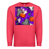 Cardinal tombstone and ghosts seamless paternal Premium Sweatshirt - BundleAndBundleShop