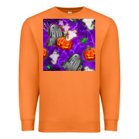 Carrot tombstone and ghosts seamless paternal Premium Sweatshirt - BundleAndBundleShop