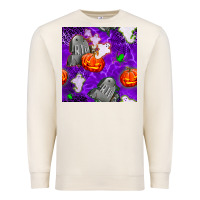 Sandshell tombstone and ghosts seamless paternal Premium Sweatshirt - BundleAndBundleShop