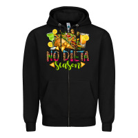 Black no dieta season Zipper Hoodie - CTS Tumbler Store