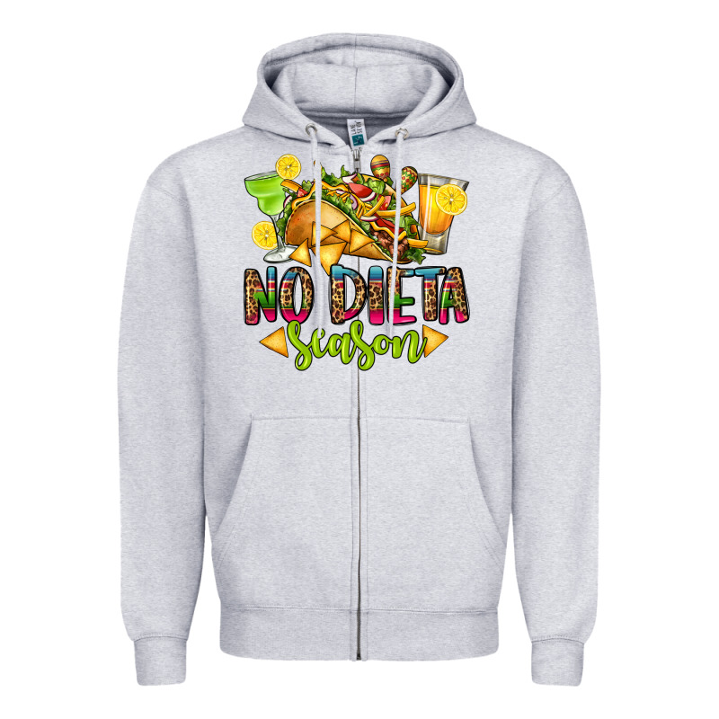No Dieta Season Zipper Hoodie by CTS Tumbler Store | Teevron