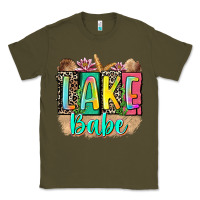 Army Green lake babe Classic Tee - Zillion Design Studio