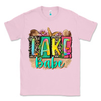 Bubblegum Pink lake babe Classic Tee - Zillion Design Studio