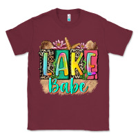Burgundy lake babe Classic Tee - Zillion Design Studio