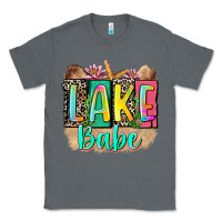 Charcoal Heather lake babe Classic Tee - Zillion Design Studio