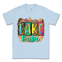 Dusty Blue lake babe Classic Tee - Zillion Design Studio