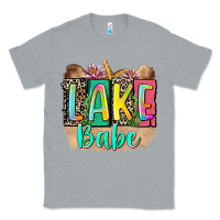 Heather Grey lake babe Classic Tee - Zillion Design Studio
