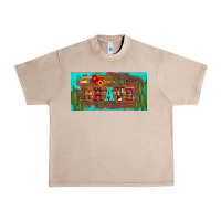 French Oak brave turquoise leopard cactus and floral arrow licanse plate Urban Heavy Tee - Artiststas