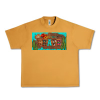 Peanut Butter brave turquoise leopard cactus and floral arrow licanse plate Urban Heavy Tee - Artiststas
