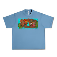Pebble Blue brave turquoise leopard cactus and floral arrow licanse plate Urban Heavy Tee - Artiststas