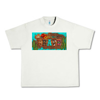Pistachio brave turquoise leopard cactus and floral arrow licanse plate Urban Heavy Tee - Artiststas