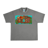 Tornado brave turquoise leopard cactus and floral arrow licanse plate Urban Heavy Tee - Artiststas