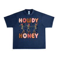 Navy howdy honey Urban Heavy Tee - MaliasSmallBusiness
