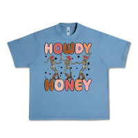 Pebble Blue howdy honey Urban Heavy Tee - MaliasSmallBusiness