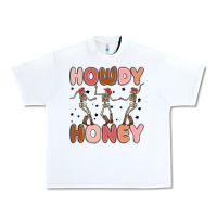 White howdy honey Urban Heavy Tee - MaliasSmallBusiness