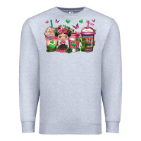 Heather Grey mexican coffee cups cafecito Premium Sweatshirt - Jasminsmagicworld