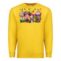 Lemon mexican coffee cups cafecito Premium Sweatshirt - Jasminsmagicworld