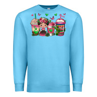 Ocean Blue mexican coffee cups cafecito Premium Sweatshirt - Jasminsmagicworld
