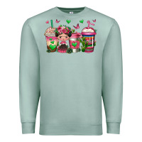Seafoam mexican coffee cups cafecito Premium Sweatshirt - Jasminsmagicworld