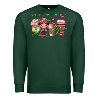 Sports Green mexican coffee cups cafecito Premium Sweatshirt - Jasminsmagicworld