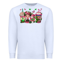 White mexican coffee cups cafecito Premium Sweatshirt - Jasminsmagicworld