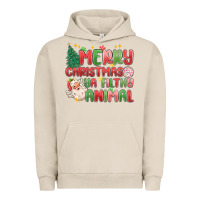 Pigment French Oak merry christmas ya filthy animal Urban Hoodie - MaliasSmallBusiness