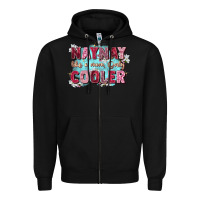 Black naynay like a mom Zipper Hoodie - Zillion Design Studio