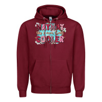 Burgundy naynay like a mom Zipper Hoodie - Zillion Design Studio