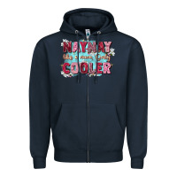 Navy naynay like a mom Zipper Hoodie - Zillion Design Studio