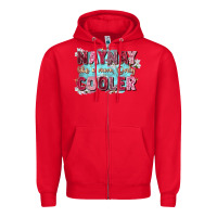 Red naynay like a mom Zipper Hoodie - Zillion Design Studio