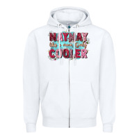 White naynay like a mom Zipper Hoodie - Zillion Design Studio