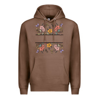 Chestnut wildflower your text here Premium Hoodie - MaliasSmallBusiness