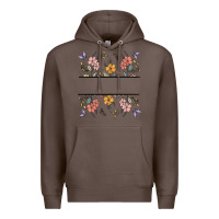 Coffee wildflower your text here Premium Hoodie - MaliasSmallBusiness